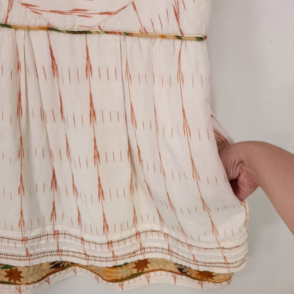 New Romantics Free People Dress Womens 10 Bohemian Embroidered Pockets - Picture 5 of 13